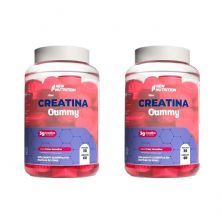 Kit 2X Creatina Gummy - 60 Gomas Freutas Vermelhas -  Newnutrition