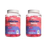 Kit 2X Creatina Gummy - 60 Gomas Freutas Vermelhas -  Newnutrition