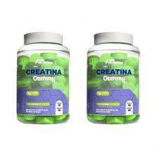 Kit 2X Creatina Gummy - 60 Gomas Uva Verde -  Newnutrition