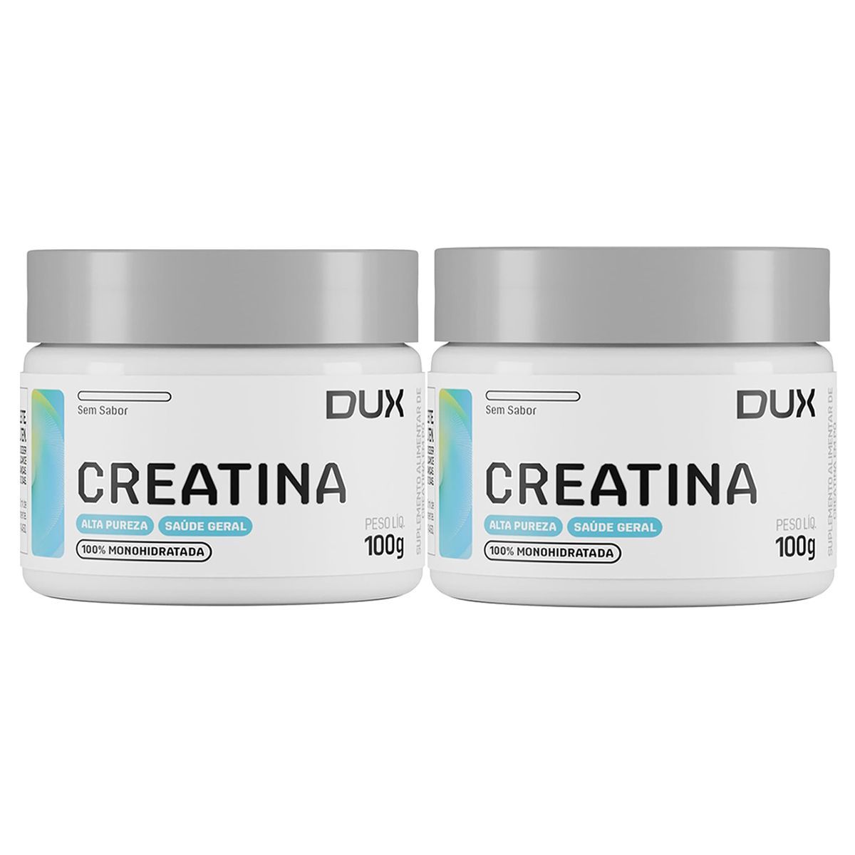 Kit 2X Creatina Monohidratada - 100g Sem Sabor - Dux Nutrition	