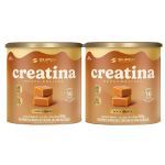Kit 2X Creatina Monohidratada - 40 Dados 6,5g Caramelo - Desinch�