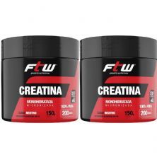 Kit 2X Creatina Monohidratada Micronizada - 150g Neutro - FTW