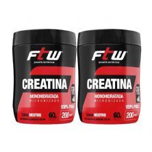 Kit 2X Creatina Monohidratada Micronizada - 60g Neutro - FTW