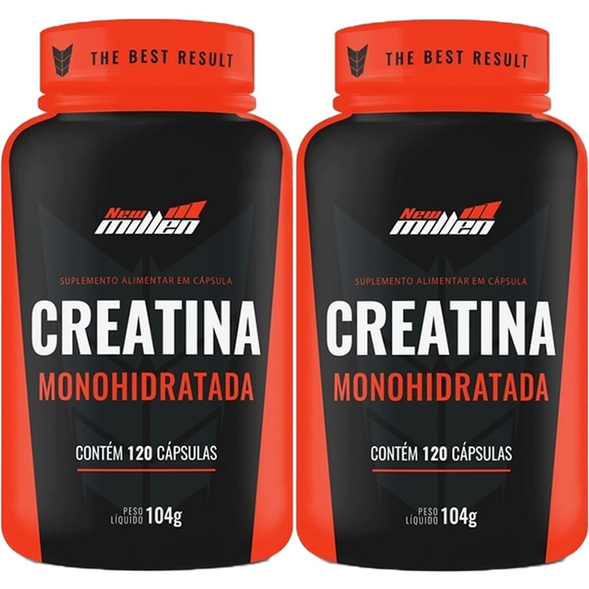 Kit 2X Creatina Monohydrate - 120 C�psulas - New Millen
