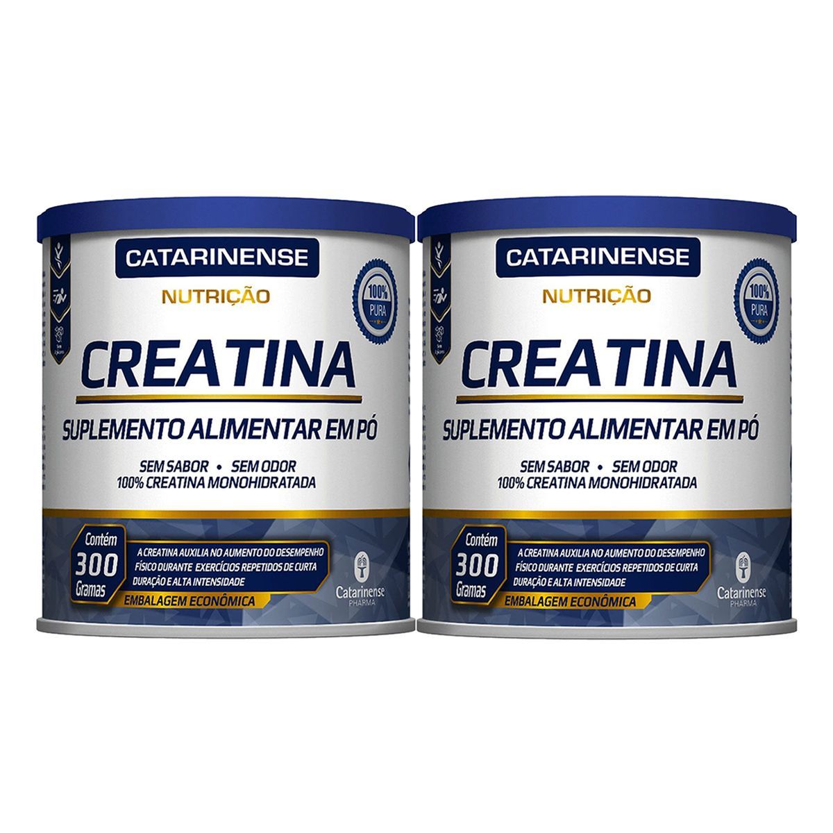 Kit 2X Creatina Nutri��o - 300g Neutro - Catarinense