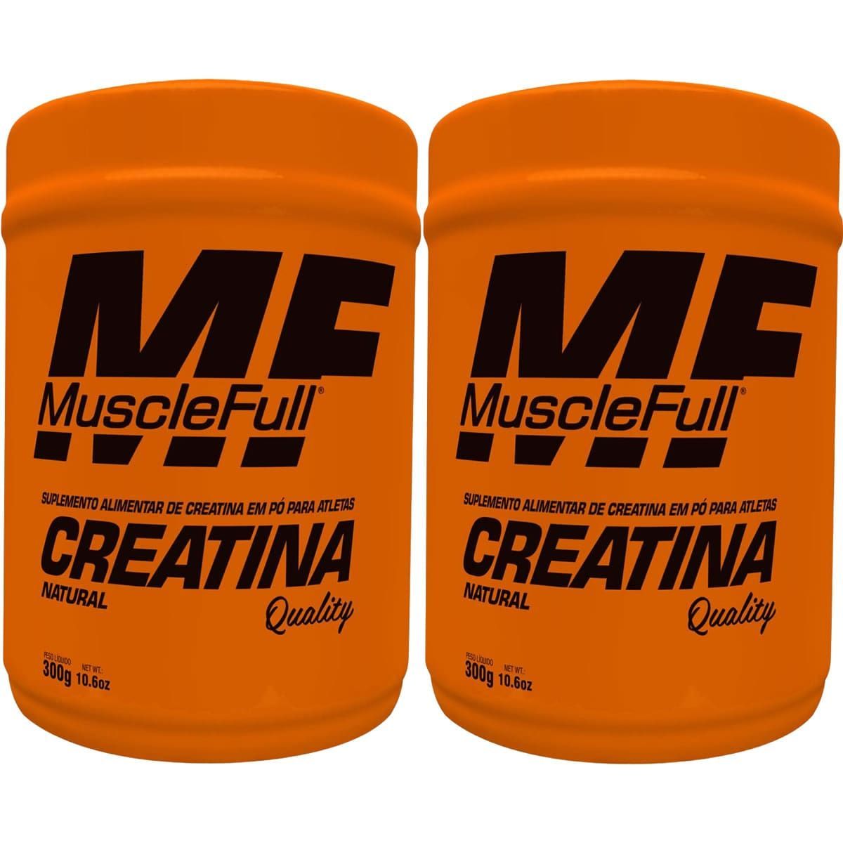 Kit 2X Creatina Quality Price - 300g Natural - MuscleFull