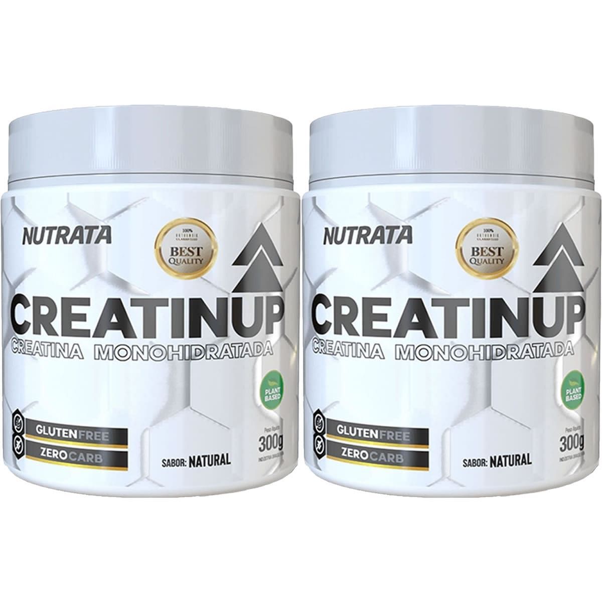 Kit 2X Creatina Up Monohidratada Vegano - 300g - Nutrata