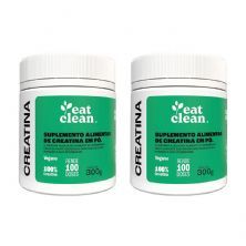 Kit 2X Creatina Vegana - Sem Sabor 300g - Eat Clean