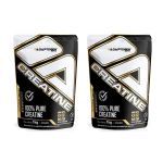 Kit 2X Creatine 100% Pure - 1kg Refil - Adaptogen