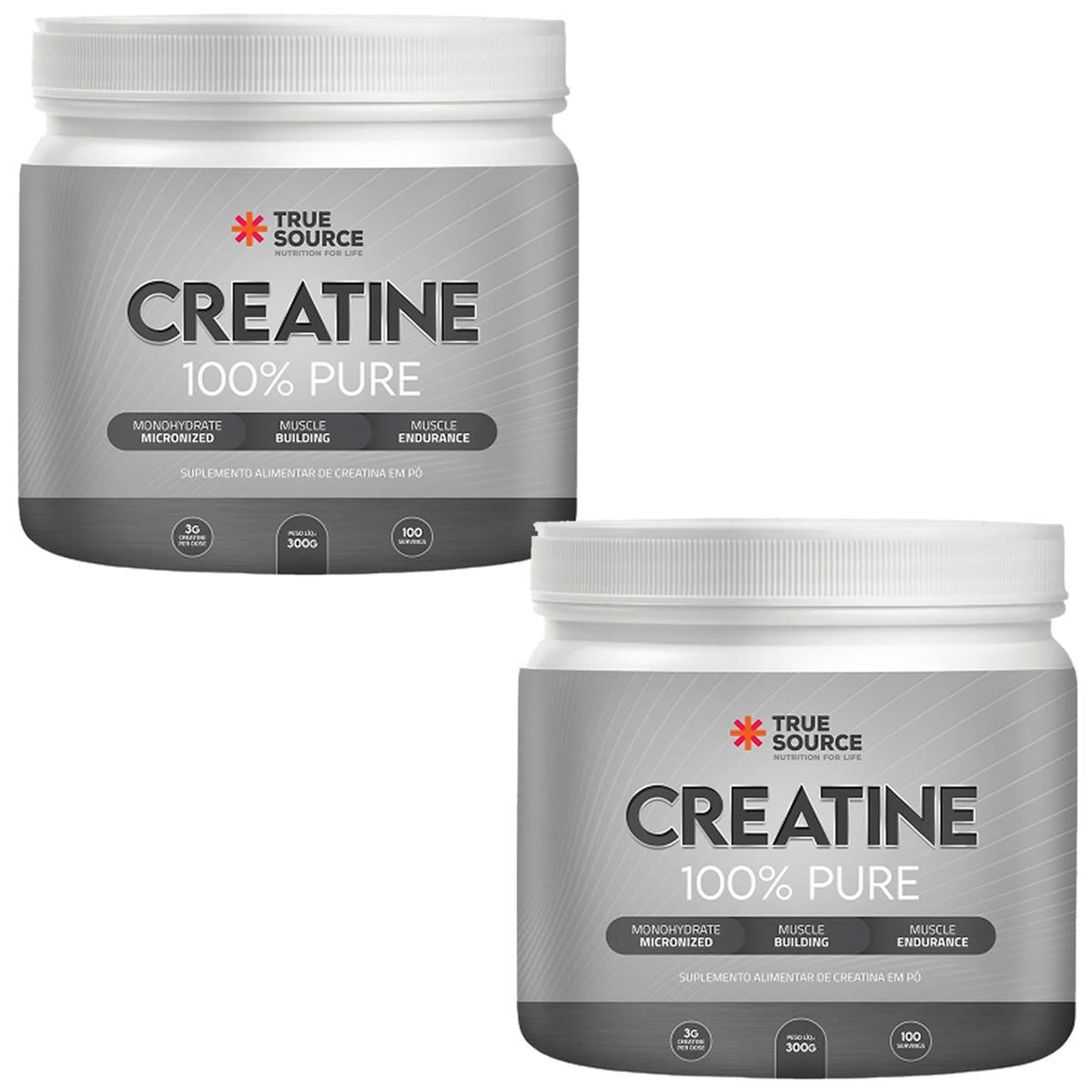 Kit 2X Creatine 100% Pure - 300g - True Source
