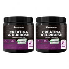 Kit 2X Creatine com D-ribose - 240g Natural - NewNutrition
