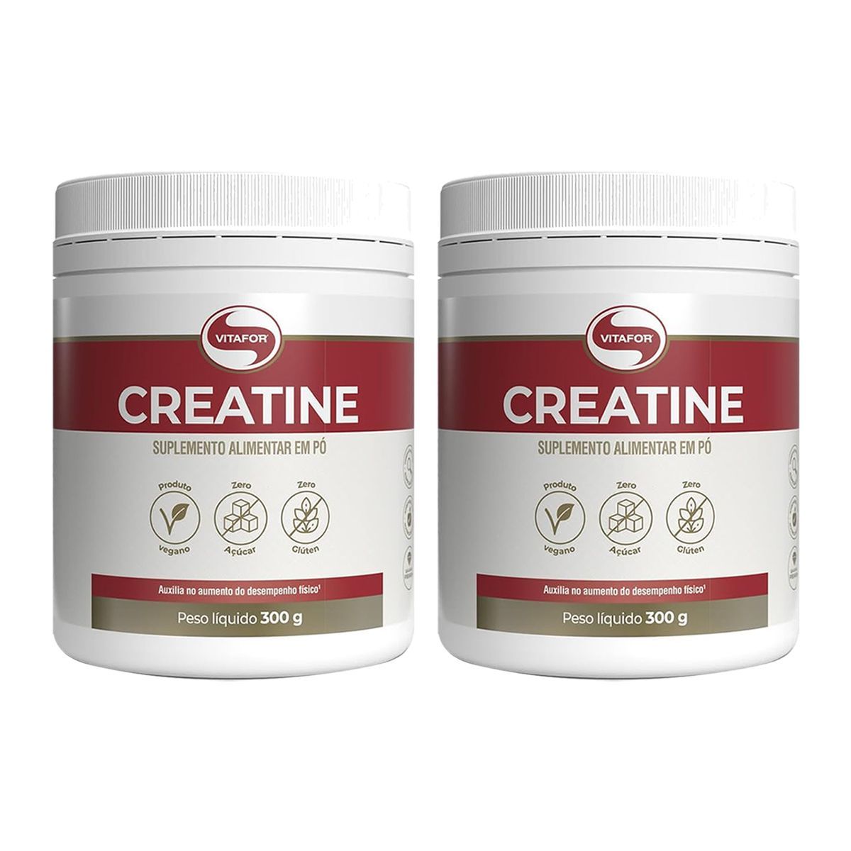Kit 2X Creatine Monohidratada - 300g - Vitafor