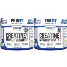 Kit 2X Creatine Monohydrate Power - 150g Sem Sabor - Profit