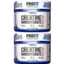 Kit 2X Creatine Monohydrate Power - 90g Sem Sabor - Profit