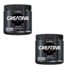 Kit 2X Creatine Pure Monohydrate - 150g - Black Skull