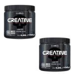 Kit 2X Creatine Pure Monohydrate - 150g - Black Skull