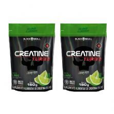 Kit 2X Creatine Turbo - 150g Refil Lim�o - Black Skull
