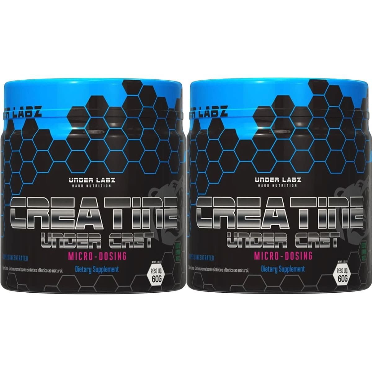 Kit 2X Creatine Under Cret - 60g Exotic Lemon - Under Labz
