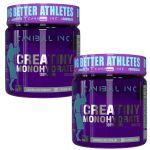 Kit 2X Creatiny Monohydrate - 300g Sem Sabor - Canibal