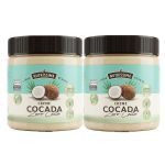 Kit 2X Creme Cocada Zero Leite - 450g Coco - Nutr�ssima