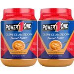 Kit 2X Creme de Amendoim - 500g Peanut Butter - Power One