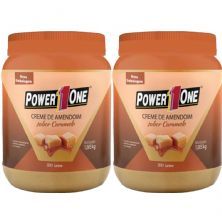 Kit 2X Creme de Amendoim com Caramelo - 1.005g - Power One