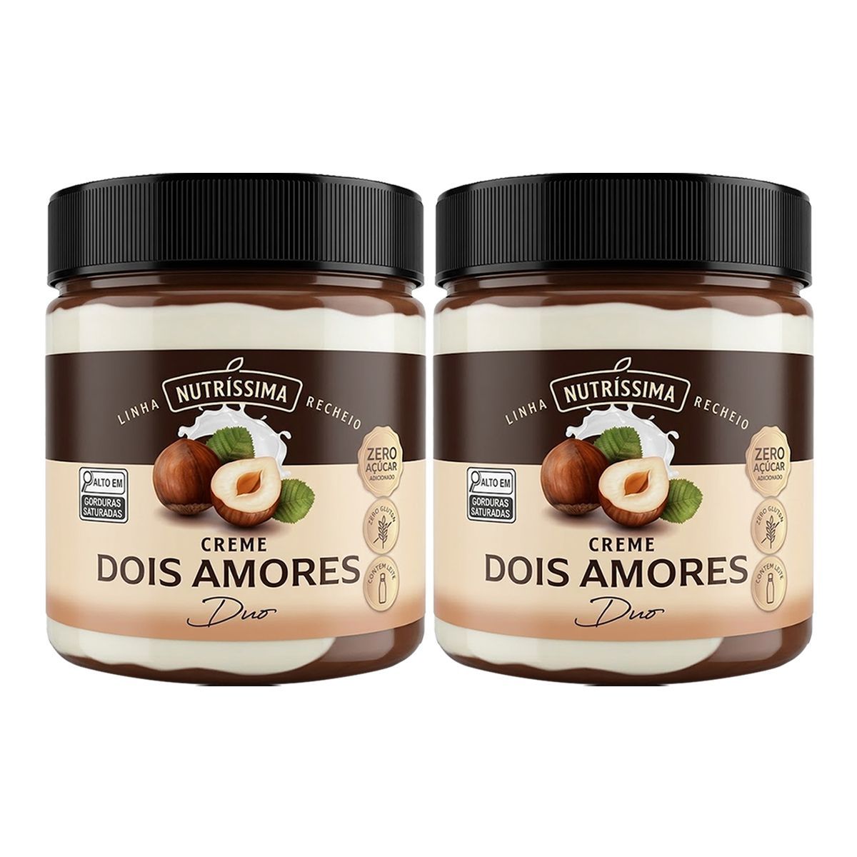 Kit 2X Creme de Avellan Duo - 450g Avel� com Leite - Nutr�ssima