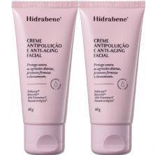 Kit 2X Creme Facial Antipolui��o e  Anti-Aging - 60g - Hidrabene