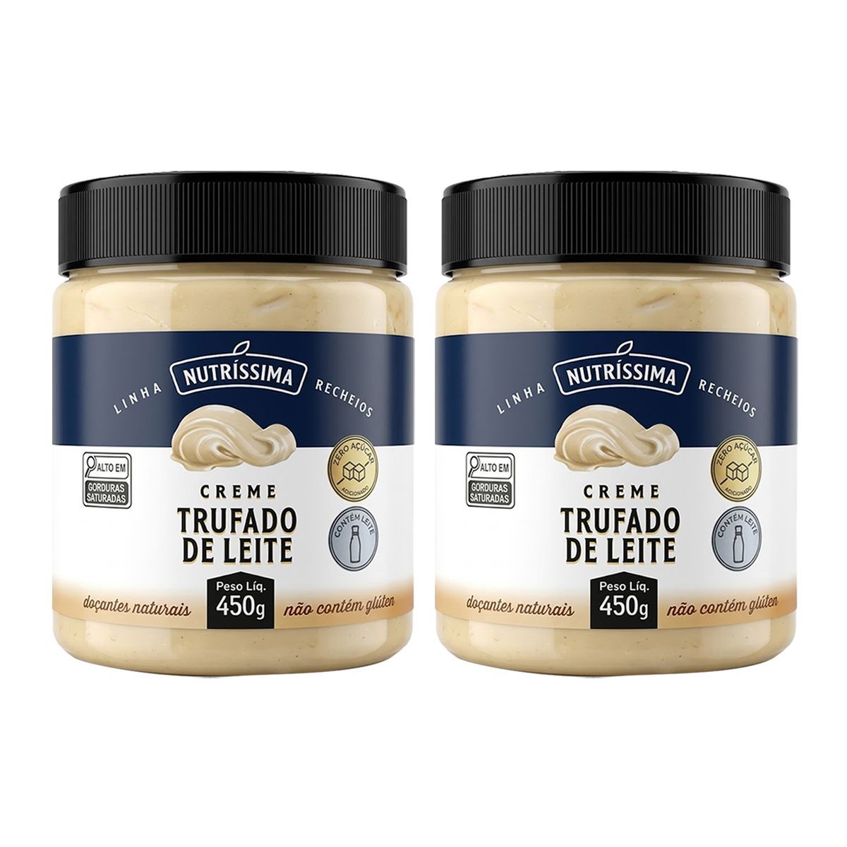 Kit 2X Creme Trufado de Leite - 450g - Nutr�ssima