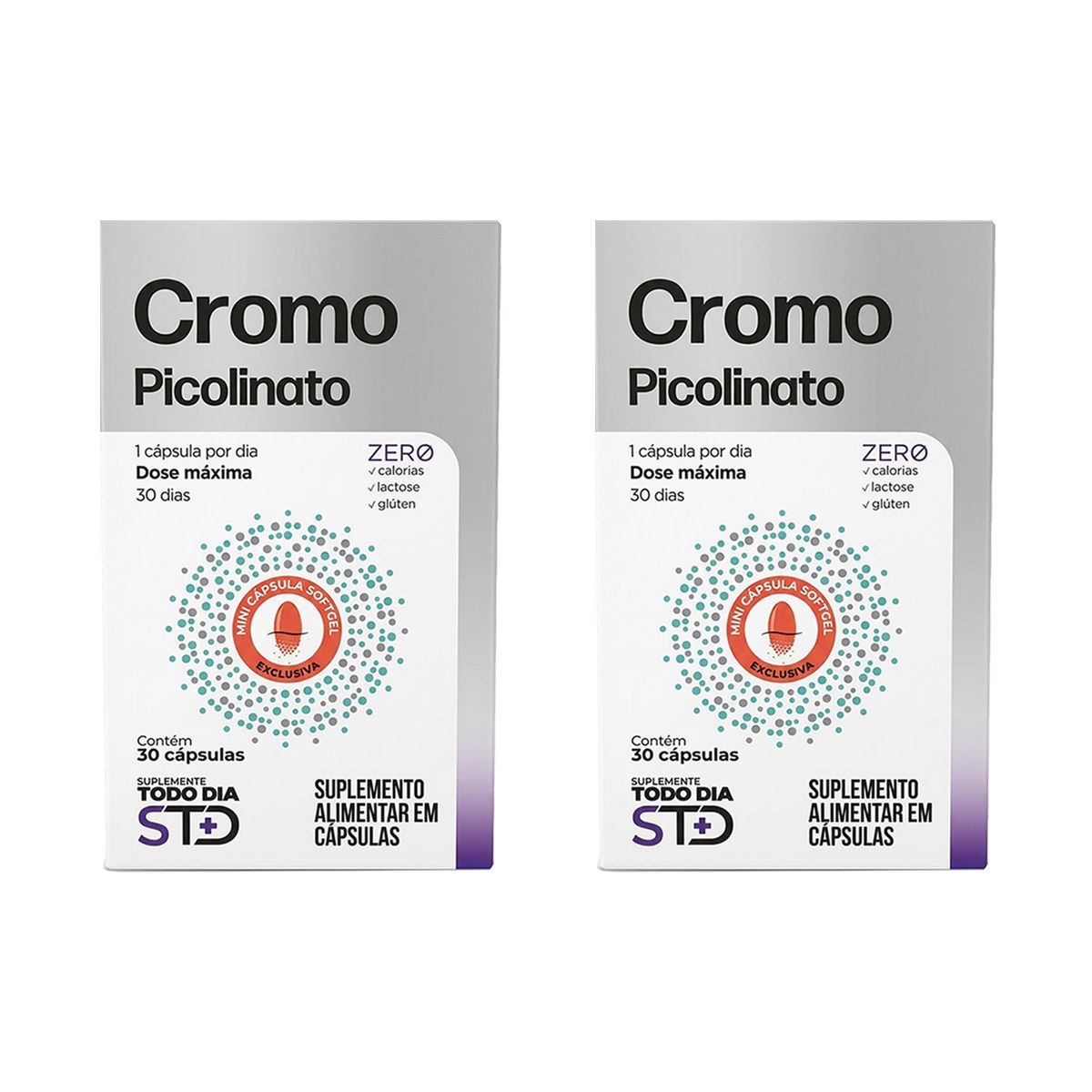 Kit 2X Cromo Picolinato - 30 C�psulas - Katigu�