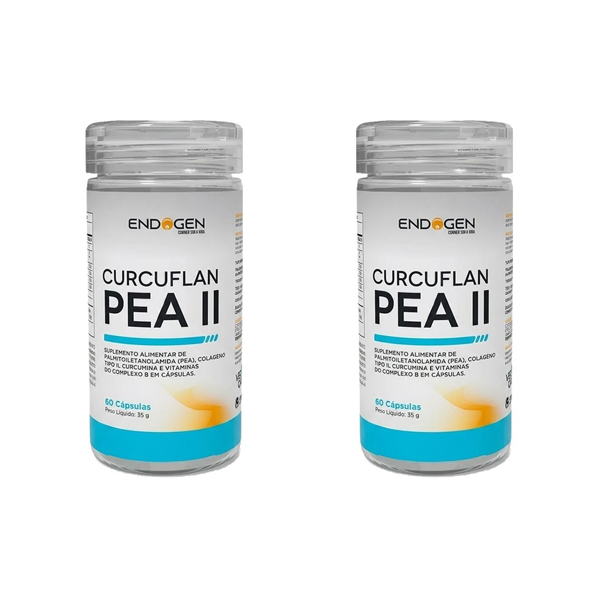 Kit 2X Curcuflan PEA II - 60 C�psulas - Endogen