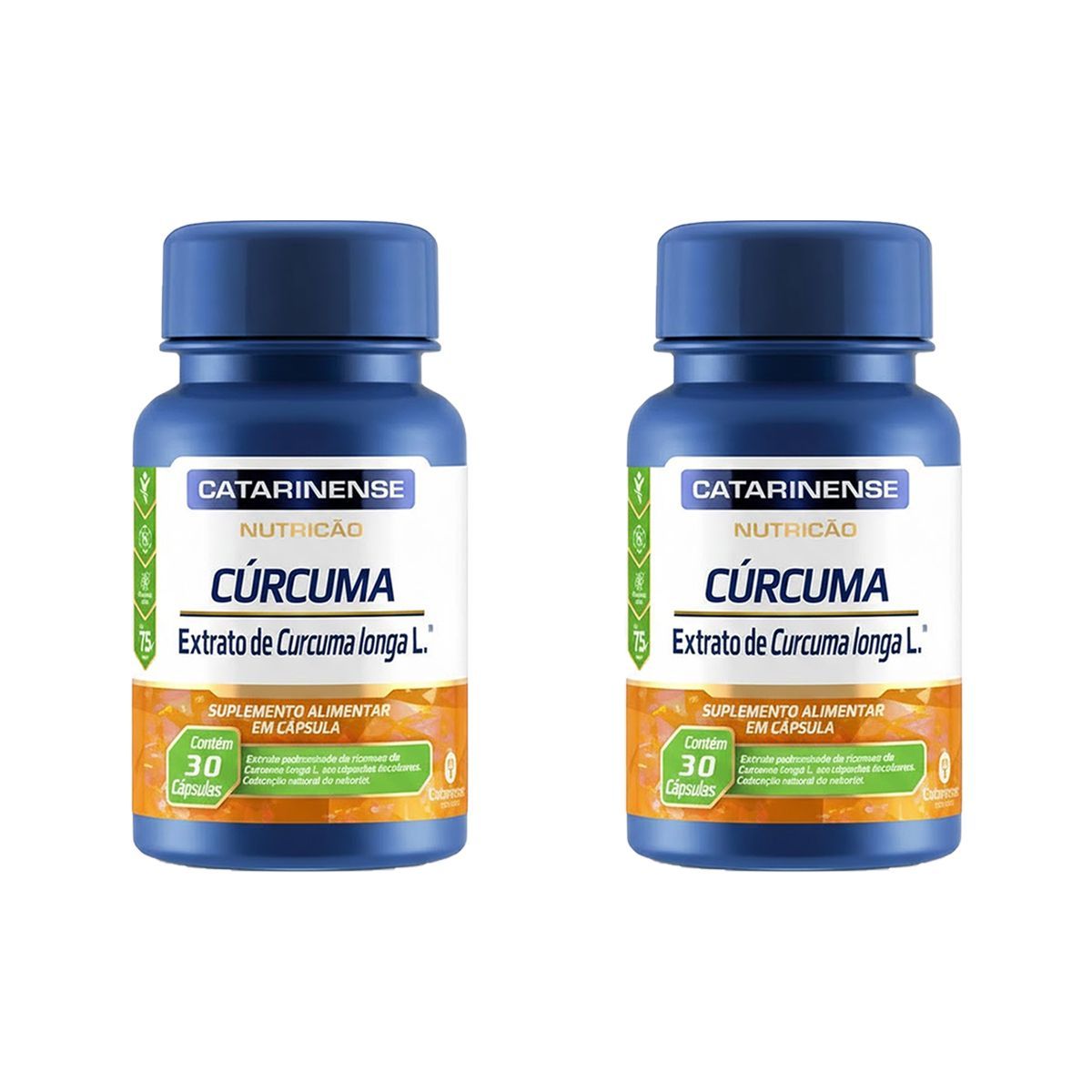 Kit 2X C�rcuma - 30 C�psulas - Catarinense Nutri��o
