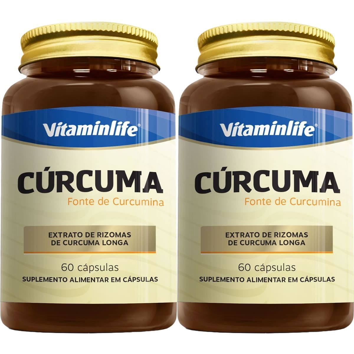 Kit 2X C�rcuma - 60 C�psulas - VitaminLife