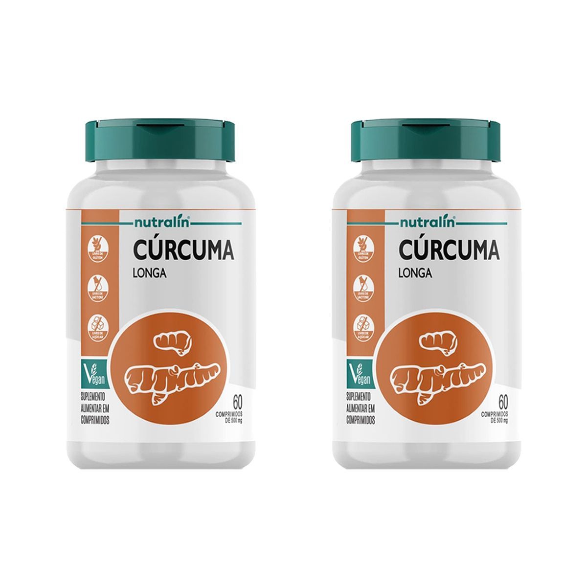 Kit 2X Curcuma Longa - 60 Comprimidos - Nutral�n