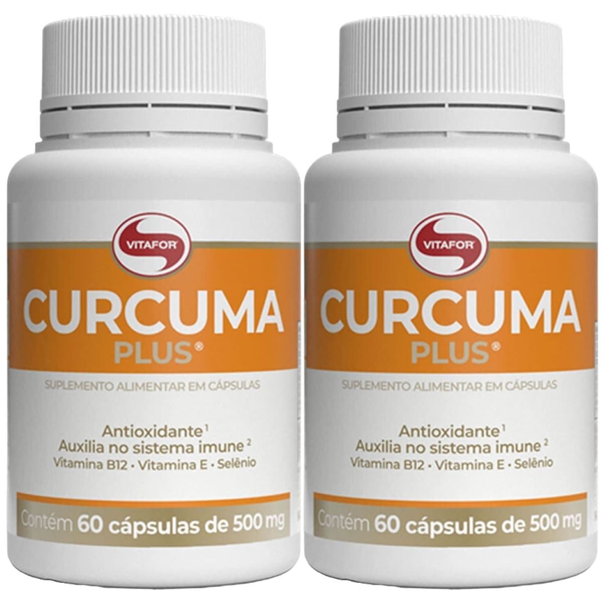 Kit 2X Curcuma Plus - 60 C�psulas Softgel - Vitafor