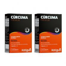 Kit 2X C�rcuma Premium - 30 C�psulas - Katigu�