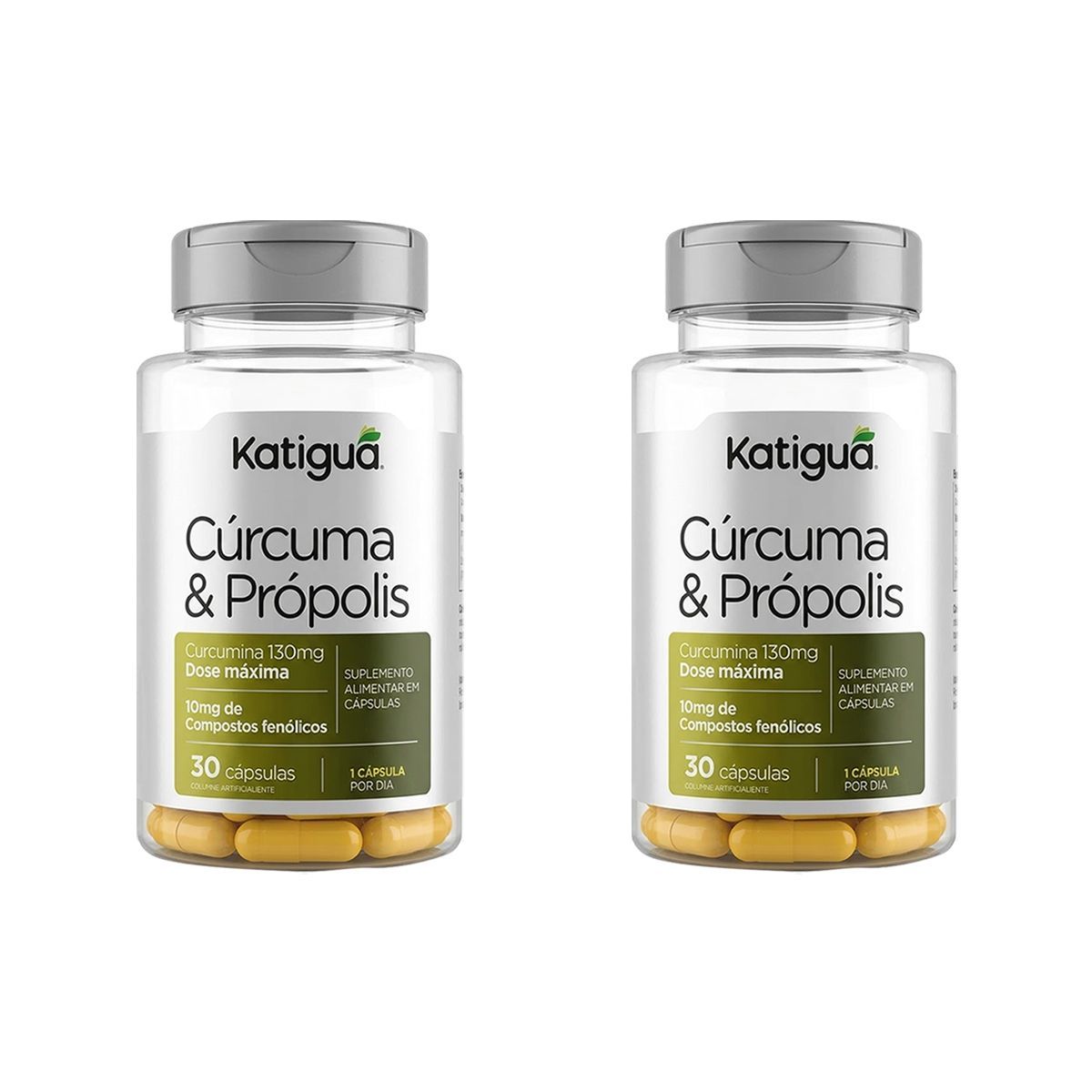 Kit 2X C�rcuma + Pr�polis - 30 C�psulas - Katigu�