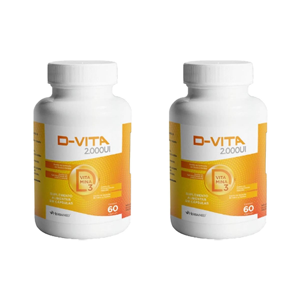 Kit 2X D-vita - 60 C�psulas - Herbamed