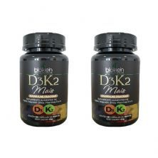 Kit 2X D3K2 Mais C�lcio Magn�sio e Zinco- 60 C�psulas - Bioklein