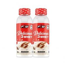 Kit 2X Delicious 3 Whey - 40g Arroz Doce - FTW