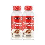 Kit 2X Delicious 3 Whey - 40g Arroz Doce - FTW