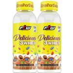 Kit 2X Delicious 3 Whey - 40g Mini Chocolates Sortidos - FTW