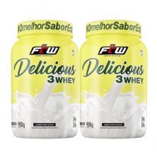 Kit 2X Delicious 3 Whey - 900g Wheyzinho - FTW