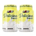 Kit 2X Delicious 3 Whey - 900g Wheyzinho - FTW