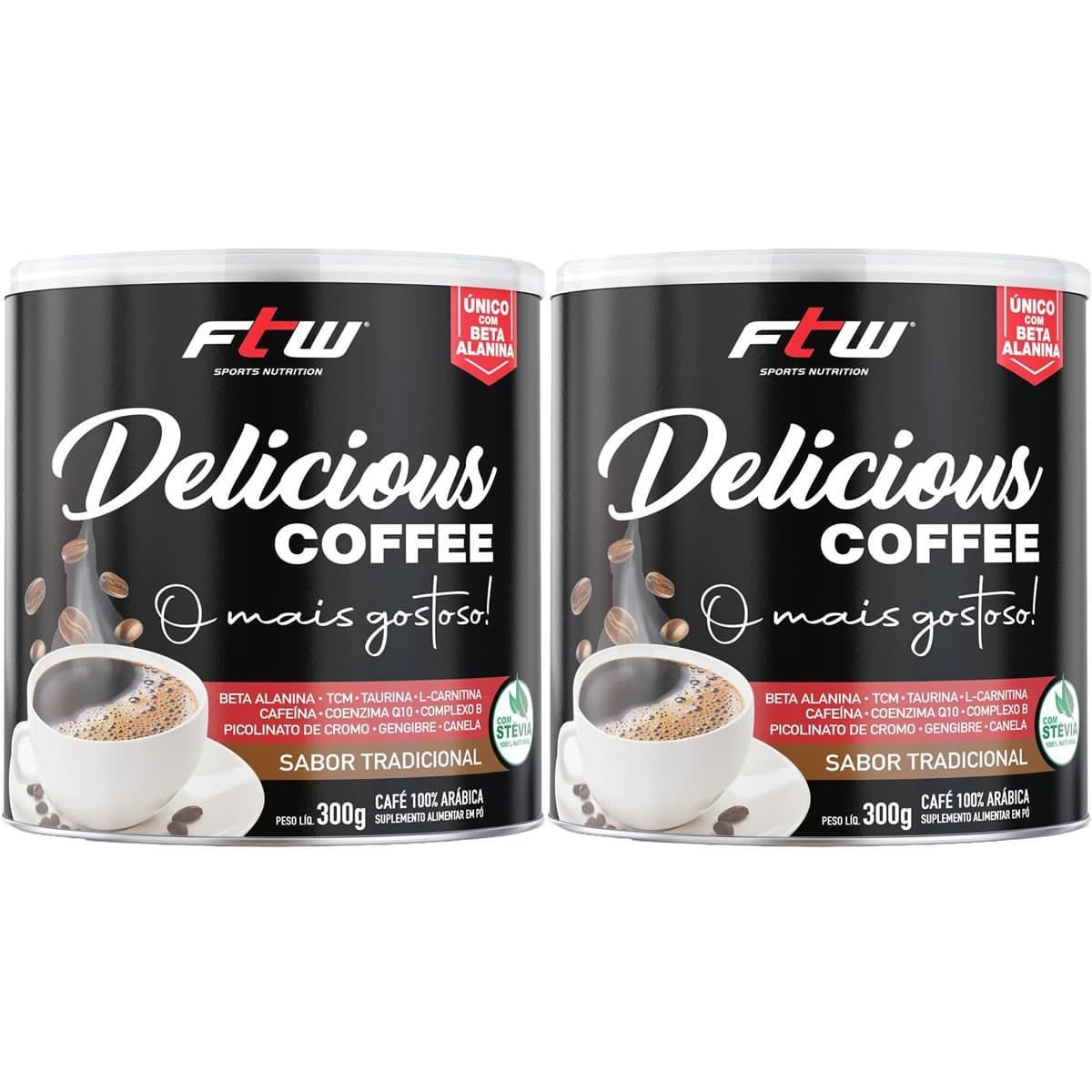 Kit 2X Delicious Coffee - 300g  Tradicional - FTW