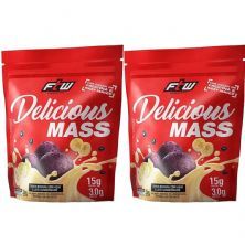 Kit 2X Delicious Mass - 3000g Refil Banana com A�a� e Leite Condensado - FTW