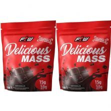 Kit 2X Delicious Mass - 3000g Refil Chocolate - FTW