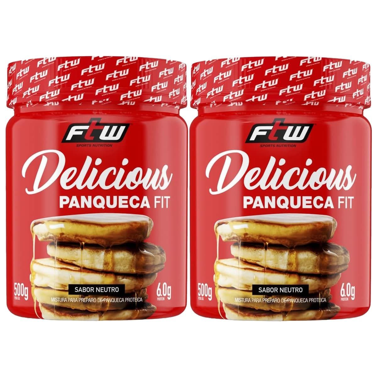 Kit 2X Delicious Panqueca Fit - 500g Neutro - FTW