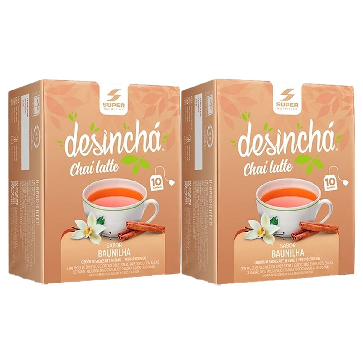 Kit 2X Desinch� Chai Latte - 10 Sach�s Baunilha - Desinch�