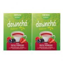 Kit 2X Desinch� Sabores - 10 Sach�s Frutas Vermelhas - Desinch�